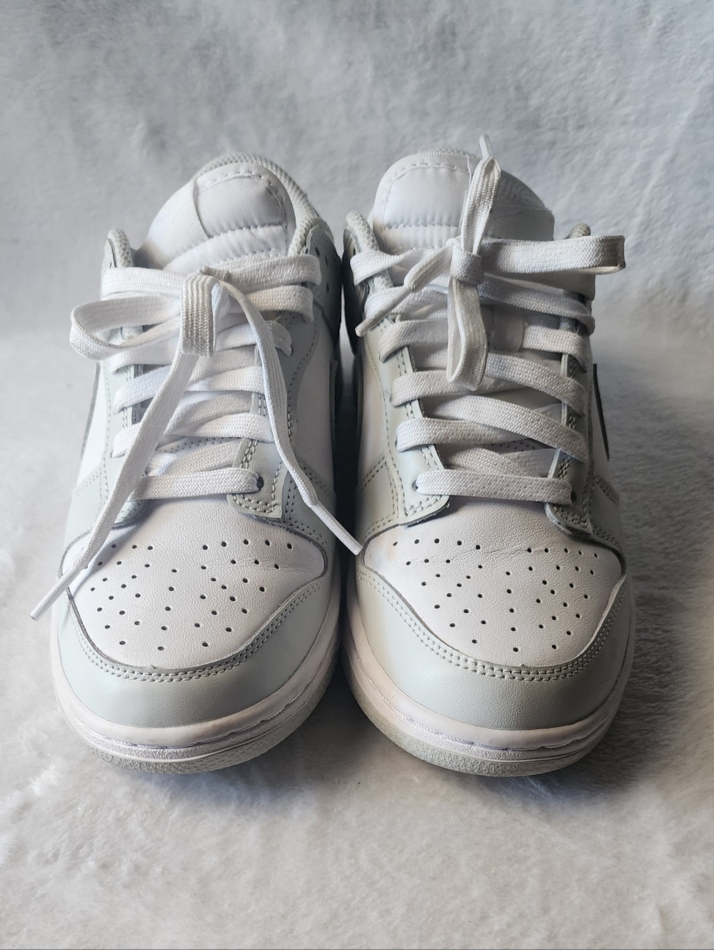 Nike Photon White and Grey Dunks